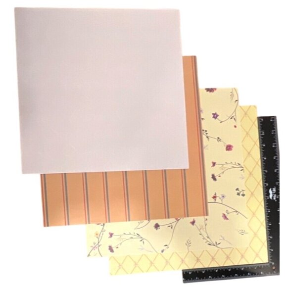 60 Sheets of Assorted Scrapbook Paper Pack - Various Patterns, Colors, & sizes - Picture 7 of 11